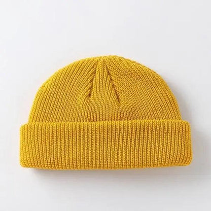 Outdoor Warm One Size Comfortable Short Style Cap Unisex Autumn Cap For Men And Women Soft Beanies