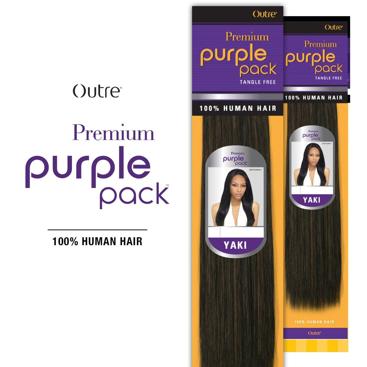 Outre Premium Purple Pack Yaki Hair Extensions 10&