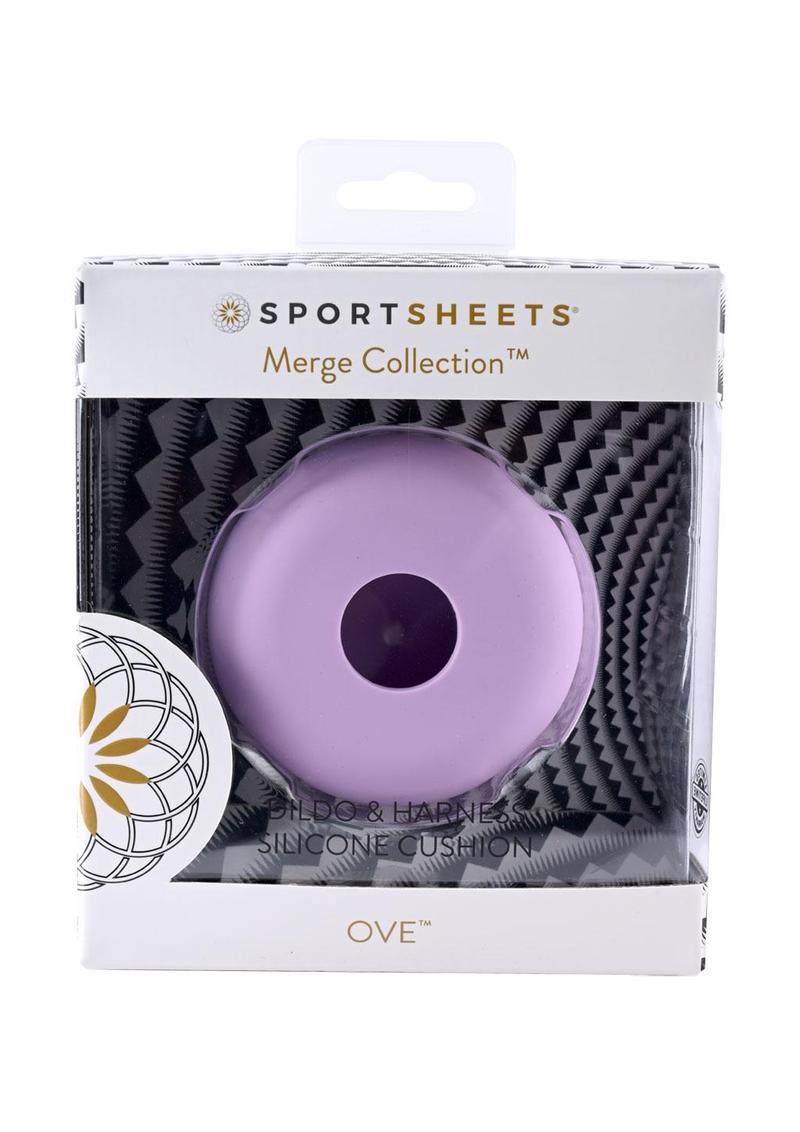 Sportsheets Ove Silicone Cushion Dildo And Harness Comfort Accessory