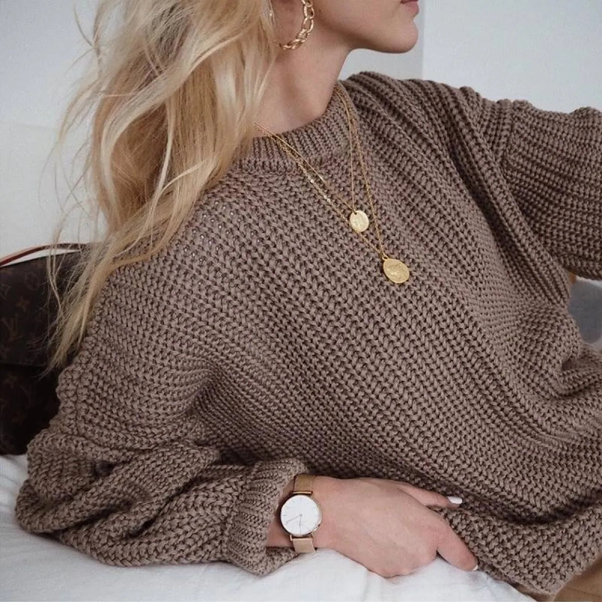 Loose Oversized Knit Sweater