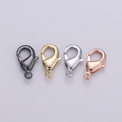 24K Gold Filled 12mm x 7mm Lobster Clasps Closure Supply | K-117 K-241