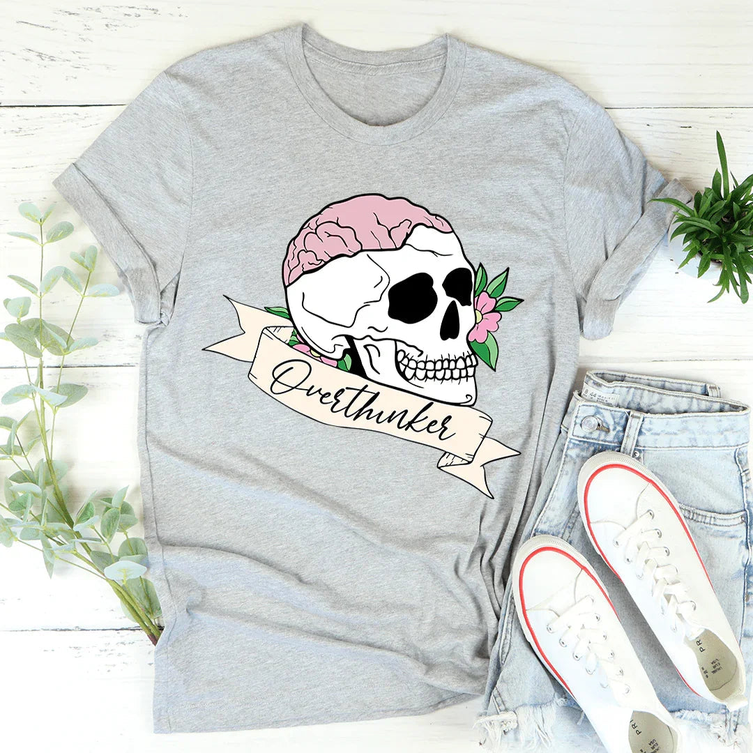 Overthinker Skull Tee