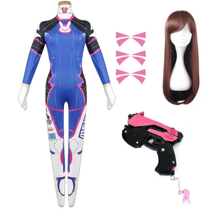D.Va Cosplay Costume - Overwatch Bodysuit