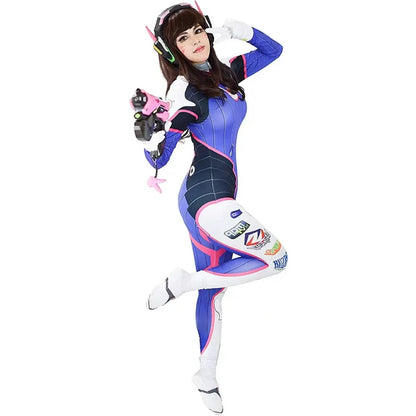 D.Va Cosplay Costume - Overwatch Bodysuit