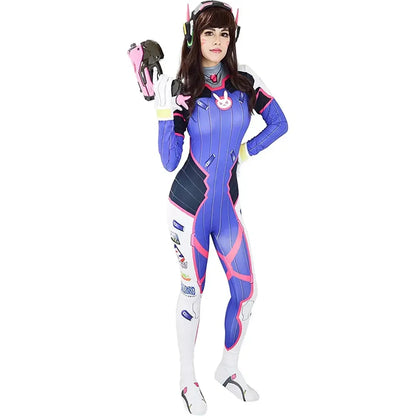D.Va Cosplay Costume - Overwatch Bodysuit