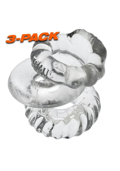 Oxballs BonerMaker 3-Pack Cock Ring Kit For Increased Stamina
