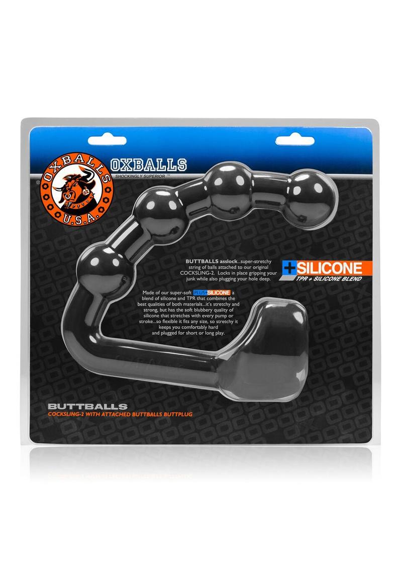 Oxballs Buttballs Silicone Cock Sling Butt Plug