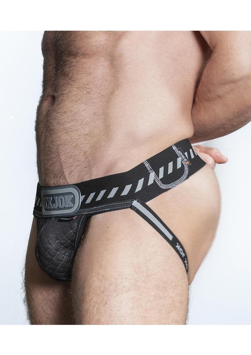 OXJOK Geared for Play Packer Cargo Quilt Slider Jock with Rubber Stretch Bulge