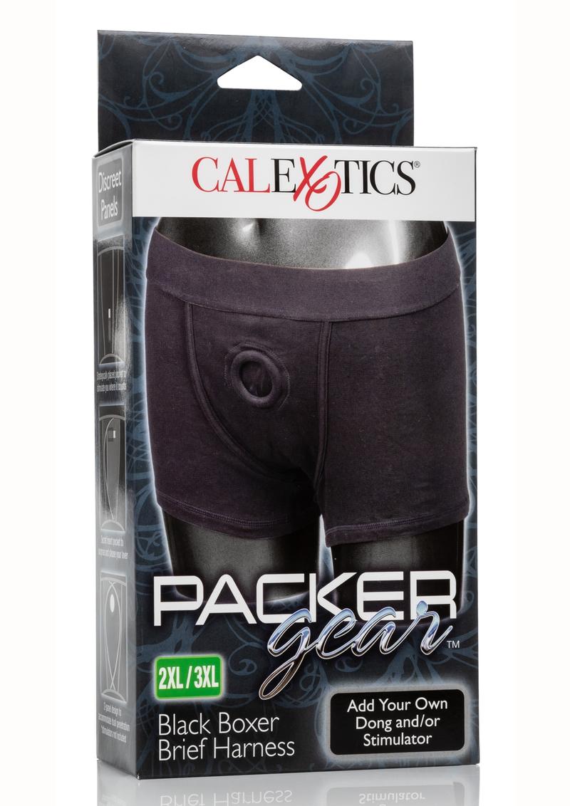 Packer Gear Black Boxer Brief Harness
