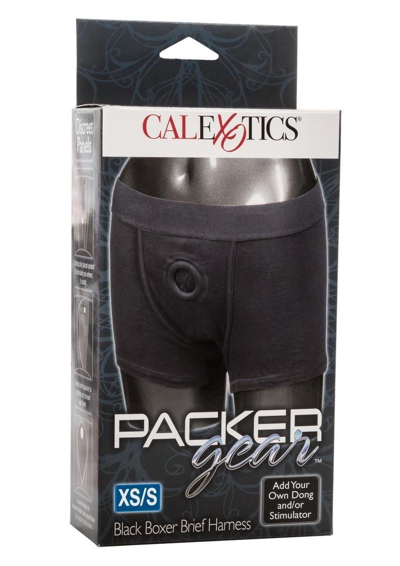 CalExotics Packer Gear Black Boxer Brief Harness Strap-On Wear