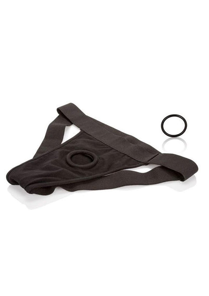 CalExotics Packer Gear Jock Strap Black Harness for Packing