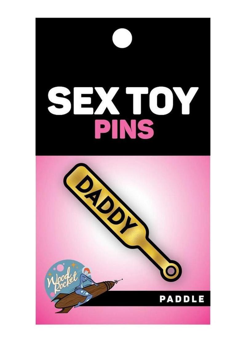 Daddy Paddle Enamel Pin