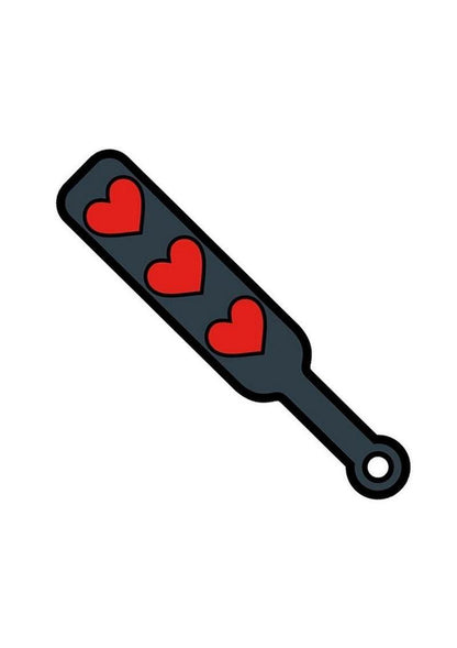 Paddle Hearts Enamel Pin