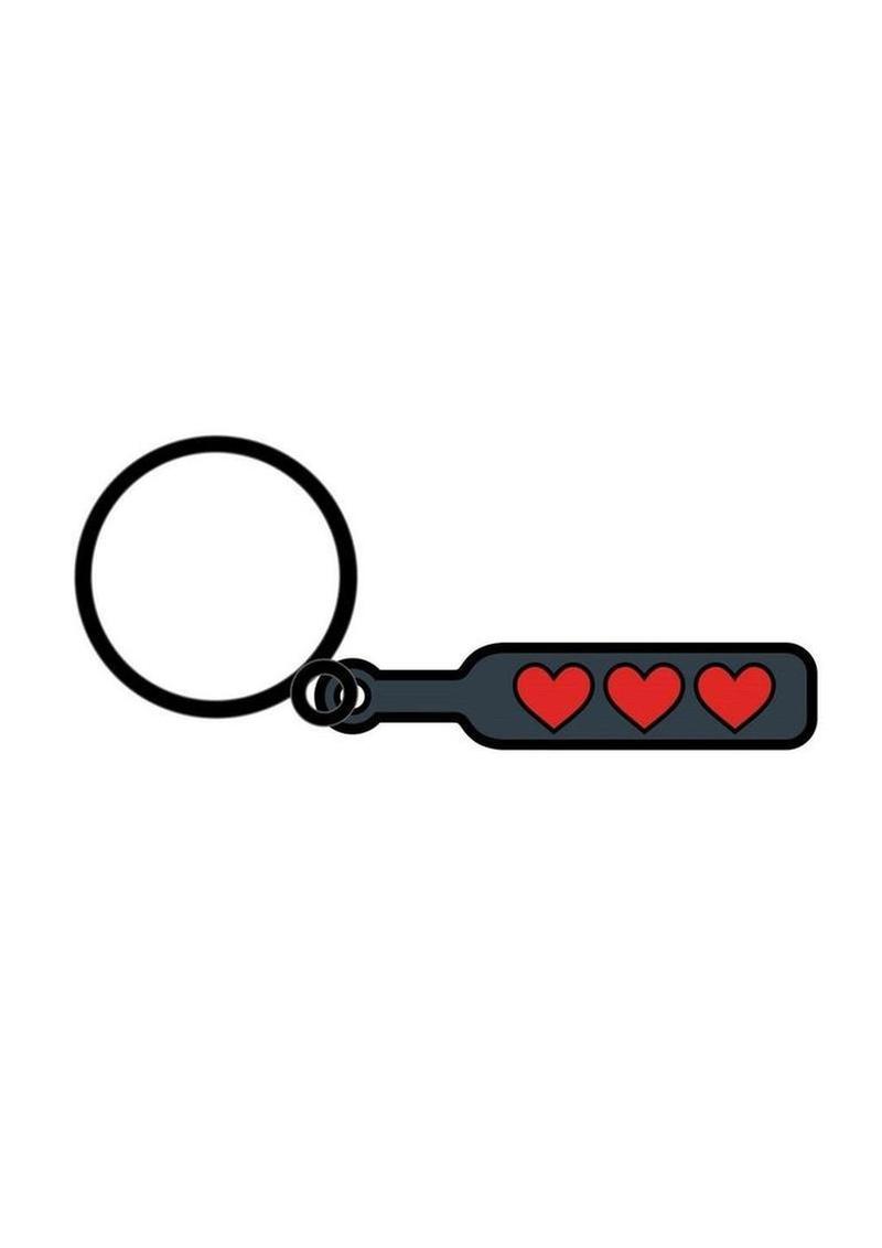 Paddle Hearts Keychain