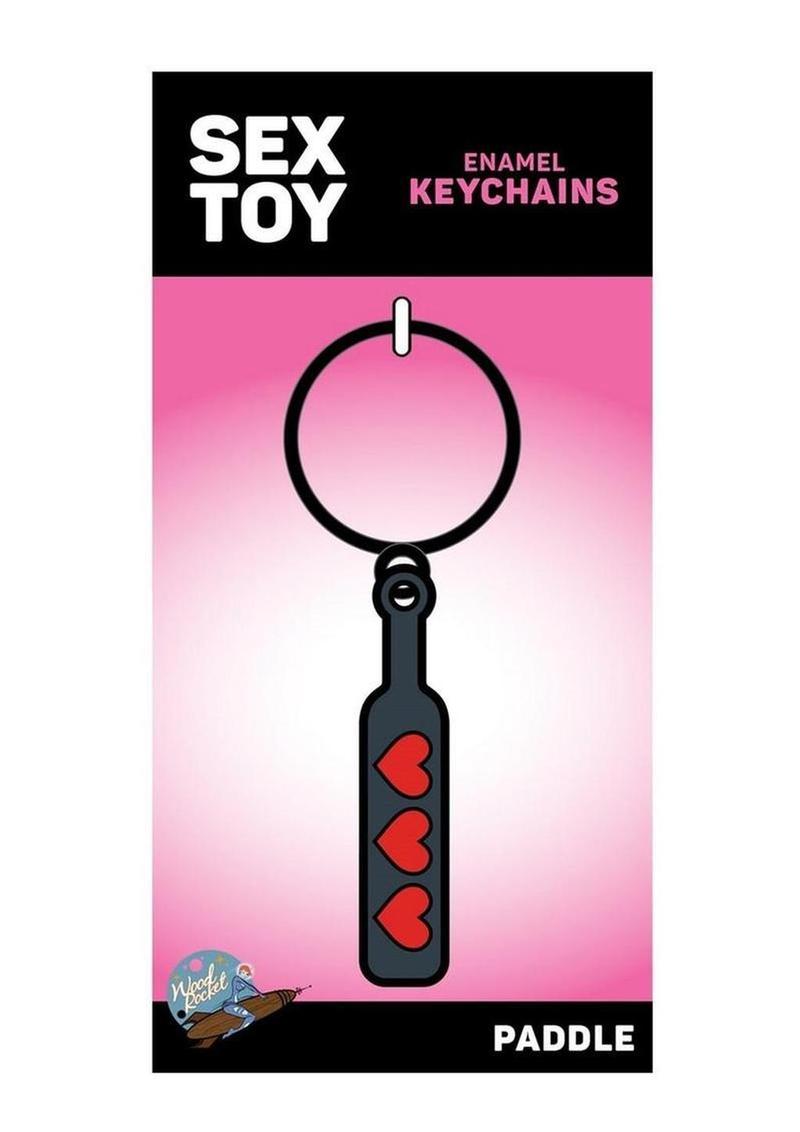 Paddle Hearts Keychain