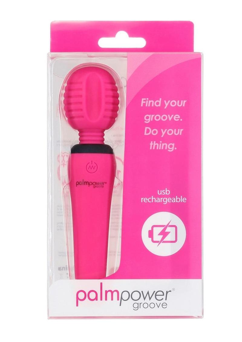 PalmPower Groove Mini Wand in Fuchsia