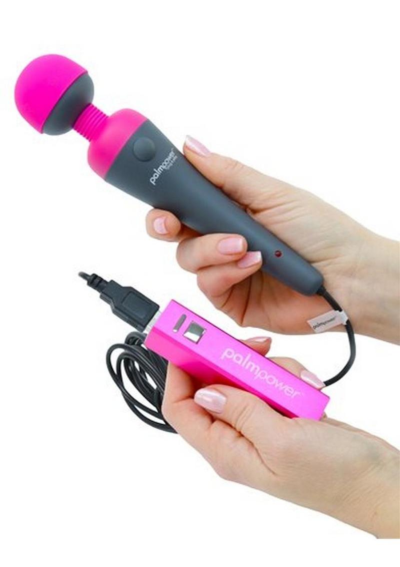 PalmPower Plug And Play Rechargeable Wand Massager