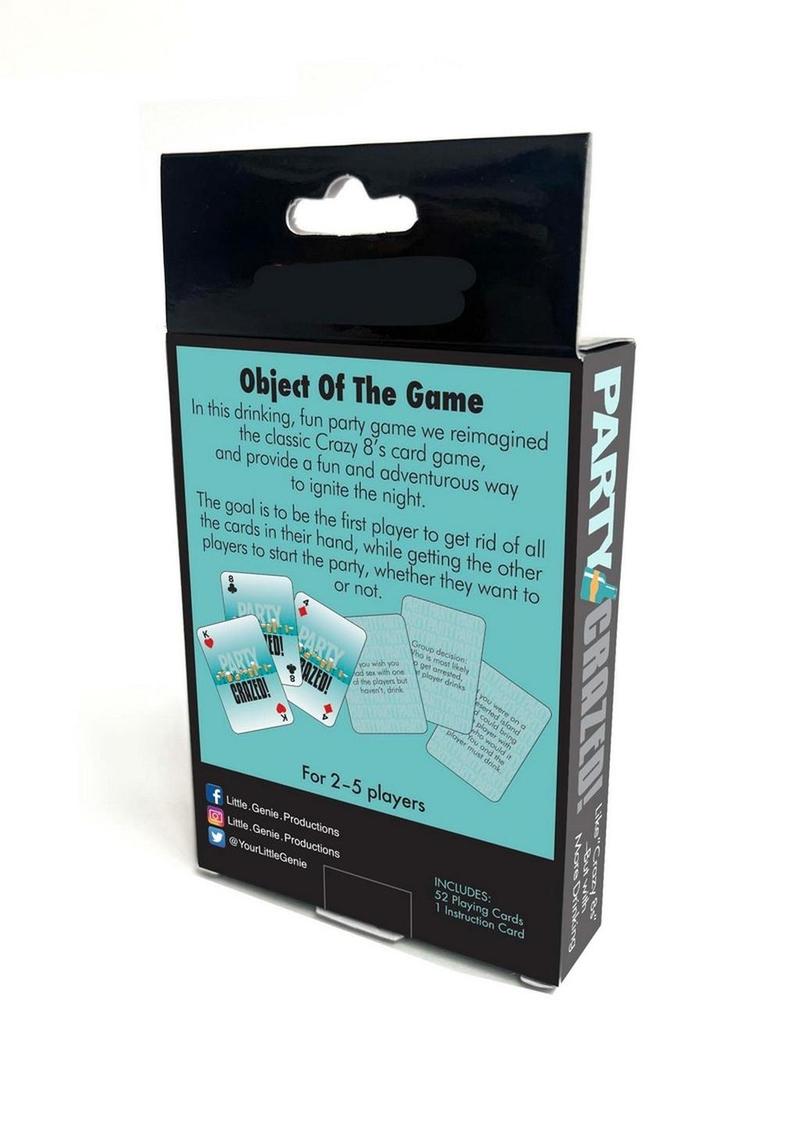 Party Crazed! Adult Drinking Card Game Get Rid Your Cards