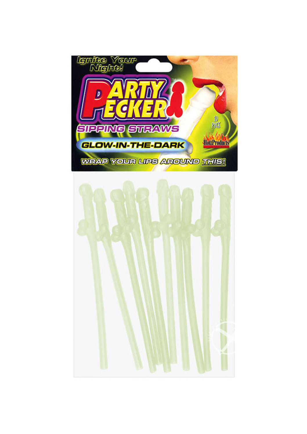 Pecker Party Sipping Straws
