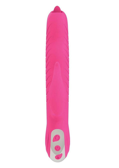 Passion Dolphin Cozy Warm Silicone Bunny Exciter