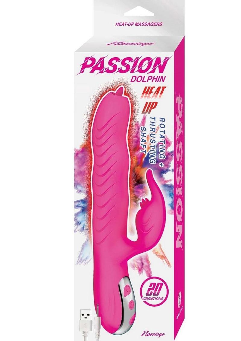 Passion Dolphin Cozy Warm Silicone Bunny Exciter