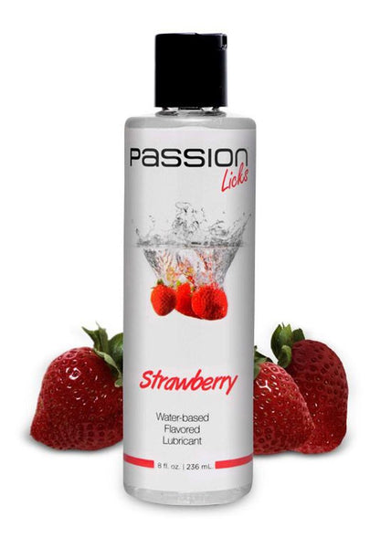 Passion Licks Strawberry Water Based Flavored Lubricant