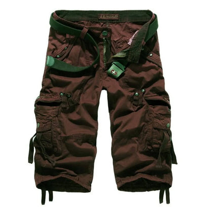 Patterned Art Textile Shorts