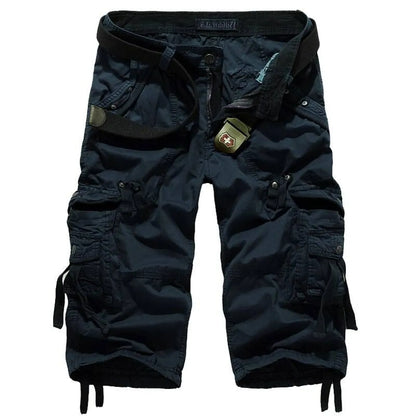 Patterned Art Textile Shorts