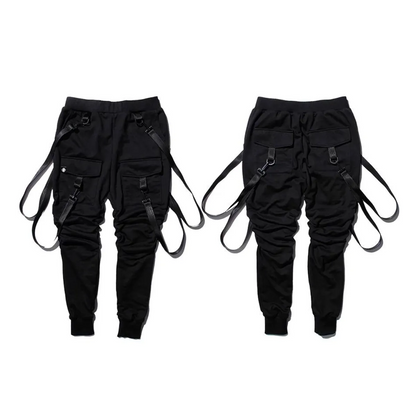 Patterned Cargo Sweatpants