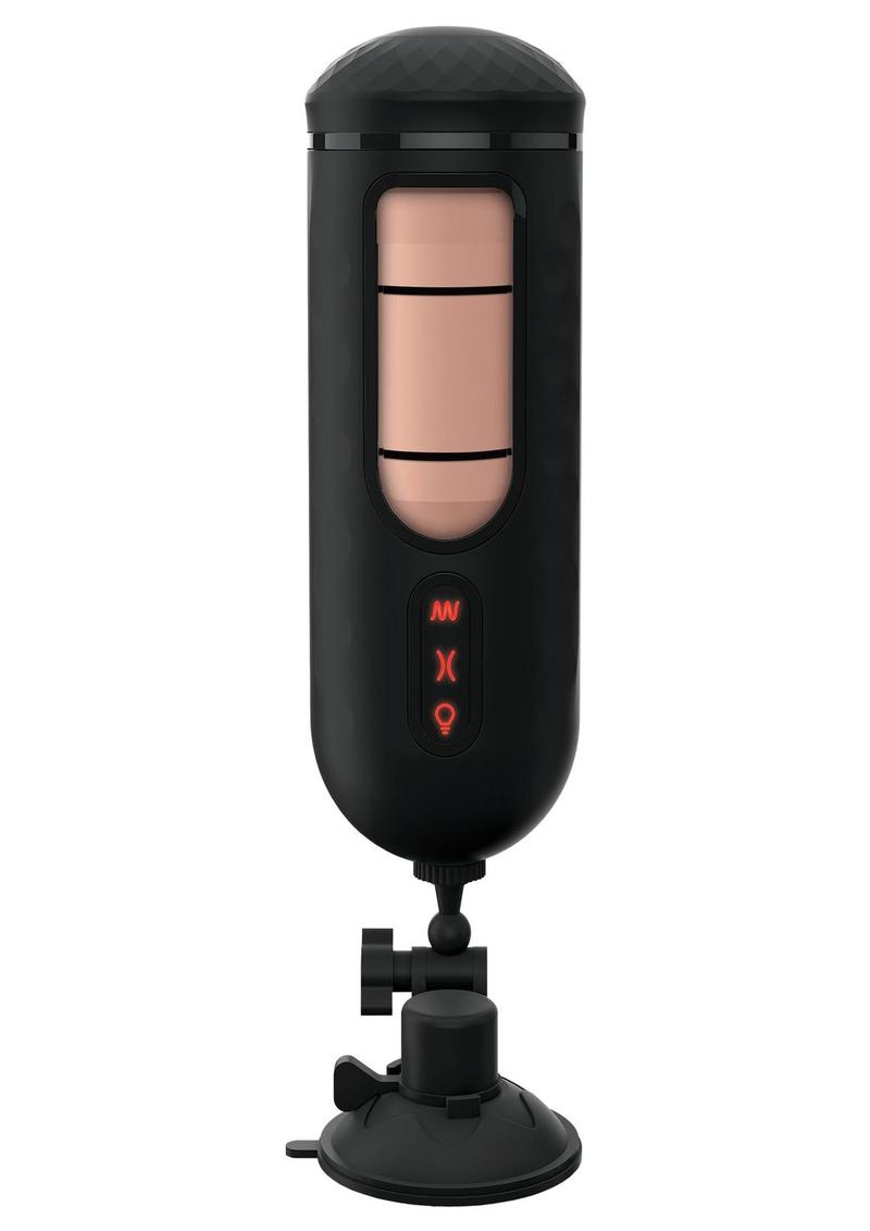 PDX Elite Vibrating Mega Milker Masturbator Talks And Moans