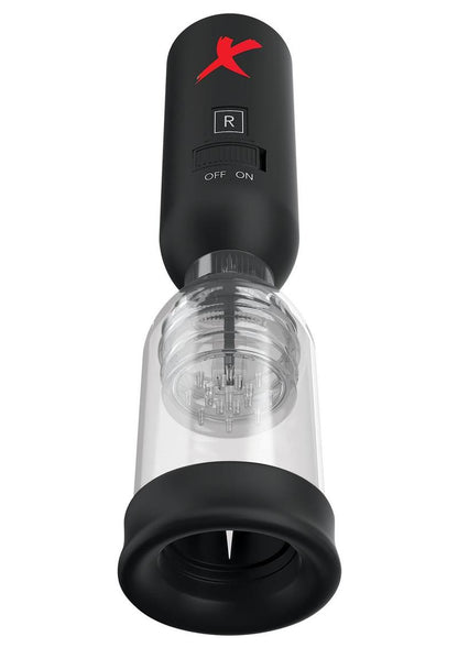 PDX Elite Tip Teazer Power Pump Vibrating Silicone Masturbator