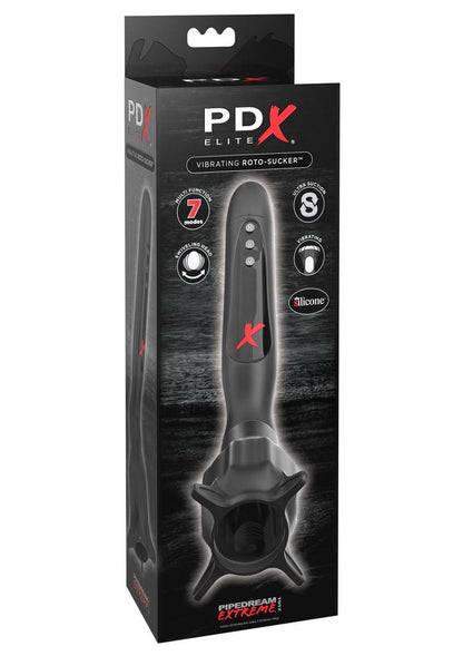 PDX Elite Vibrating Roto-Sucker Silicone Masturbator with 7 Modes