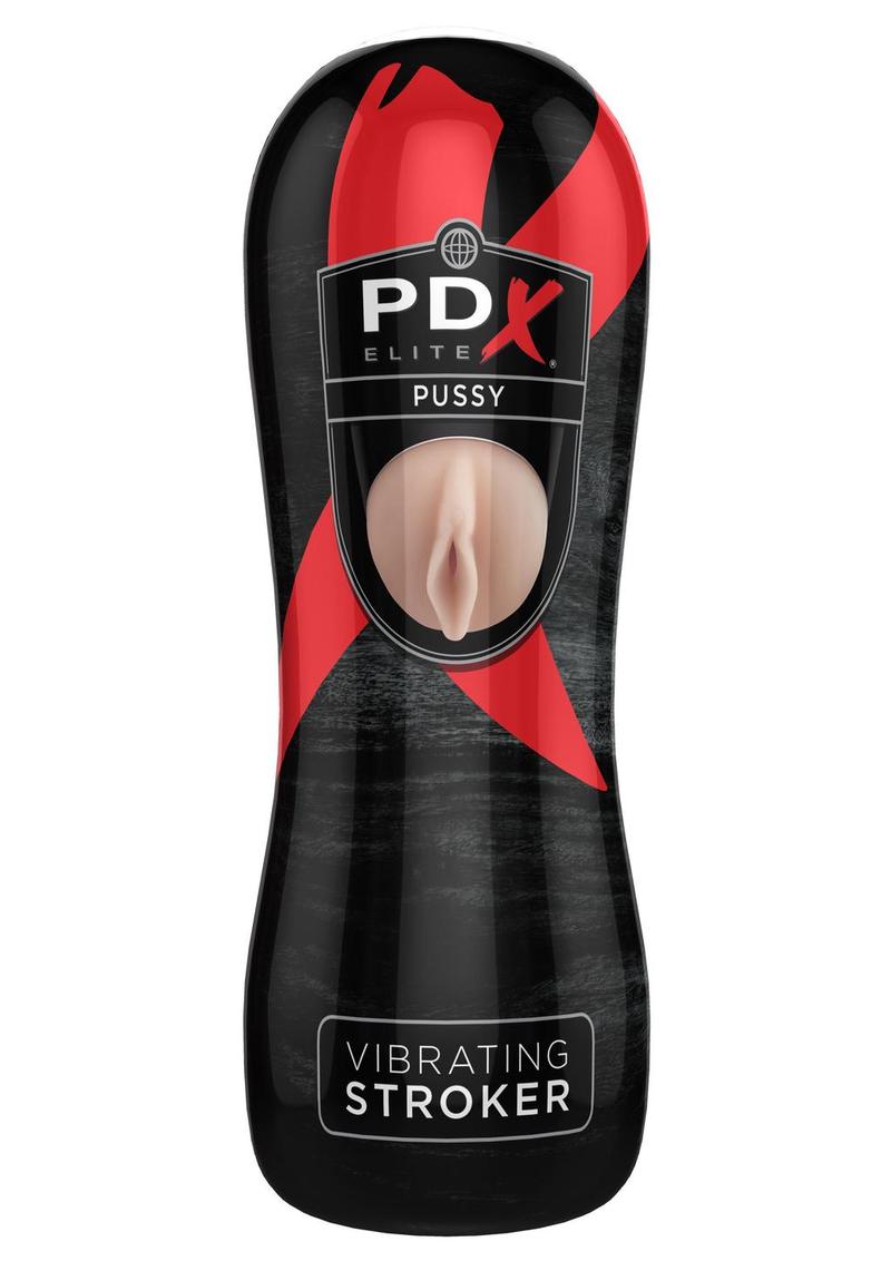PDX Elite Vibrating Pussy Masturbator with Bullet