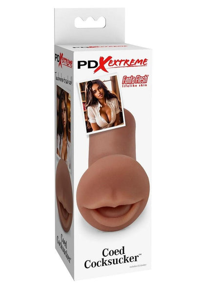 PDX Extreme Coed Cocksucker Flesh Material Mouth Stroker