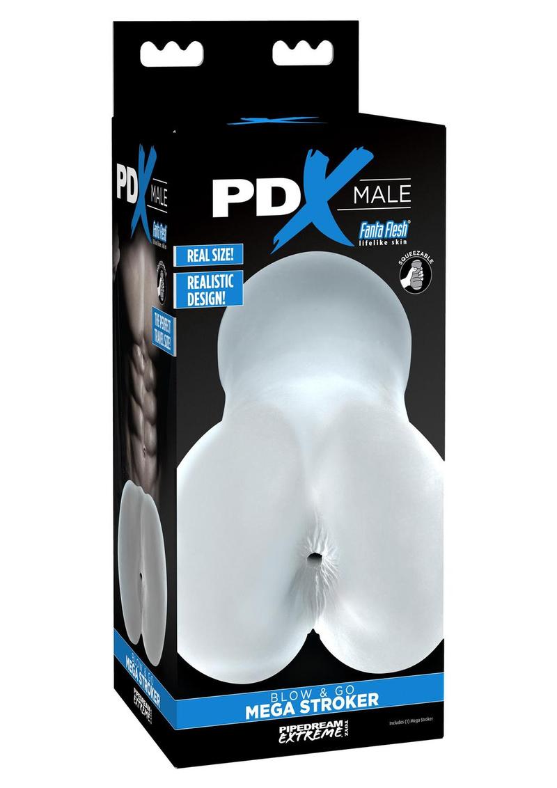PDX Male Blow And Go Mega Stroker Masturbator Realistic Anal Design