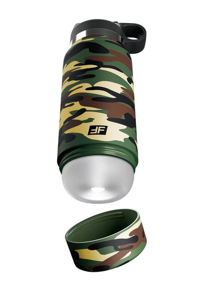 PDX Plus Fap Flask Happy Camper Stroker Discreet Camo Pleasure