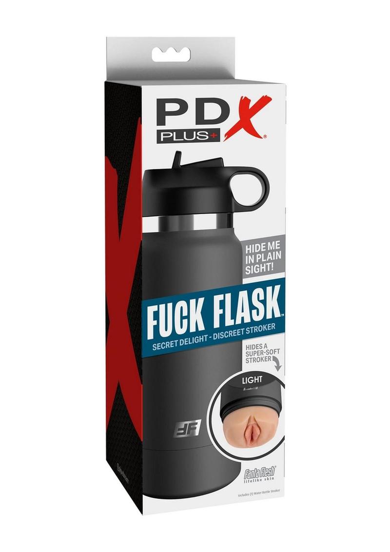 PDX Plus Fuck Flask Discreet Stroker Hidden in a Flask Design