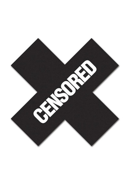 Peekaboos Censored Pasties Black And Pink Premium Covers