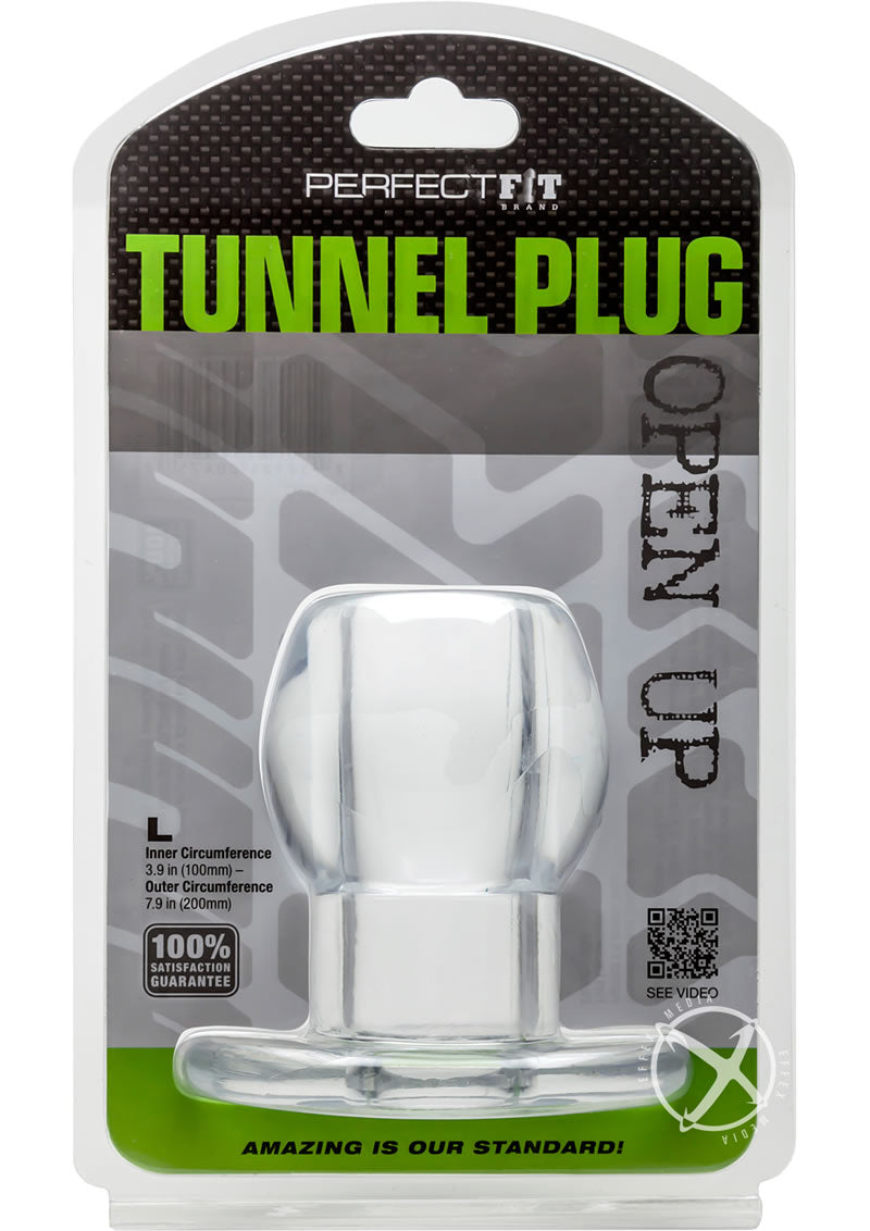 Perfect Fit Tunnel Plug Large Size Clear