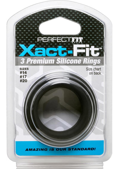 Perfect Fit Xact Fit Silicone Ring Kit Assorted Sizes