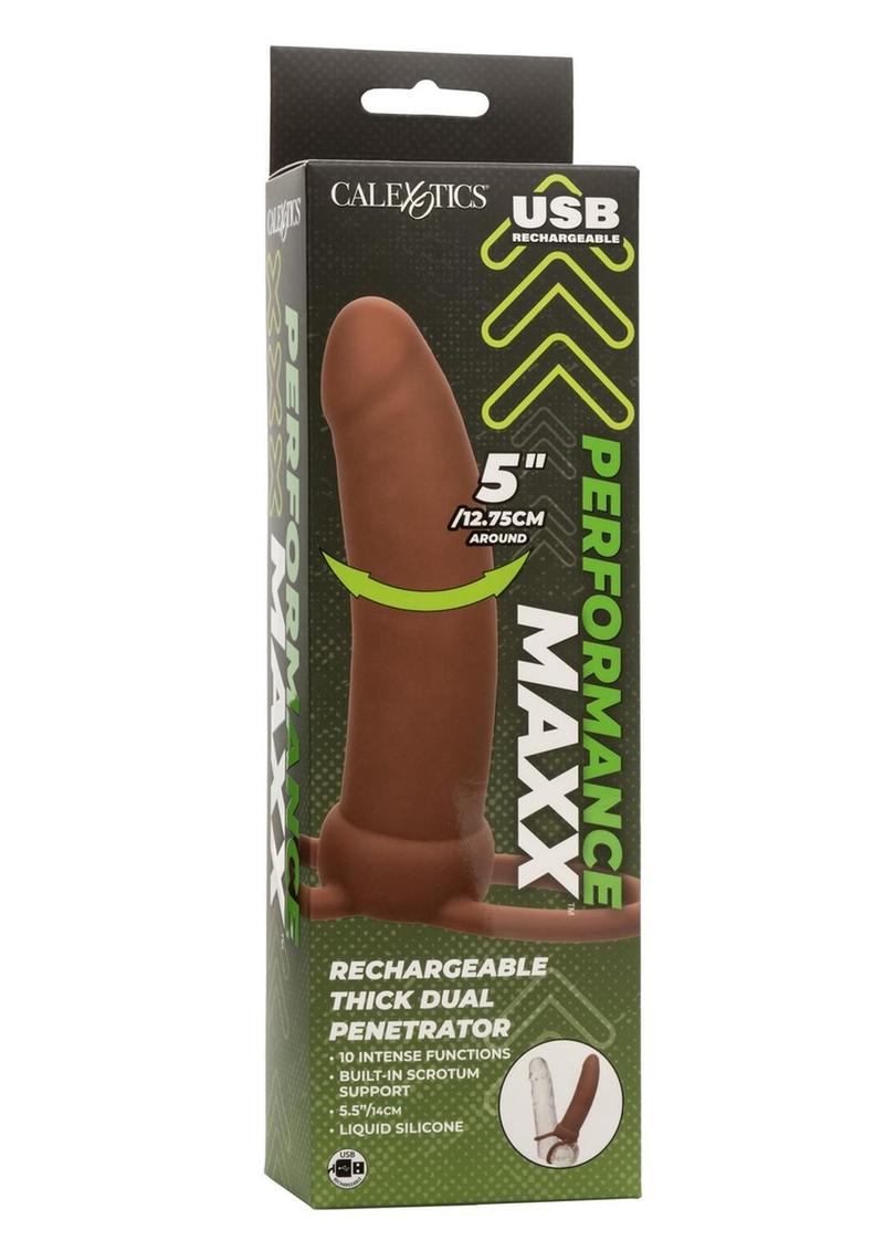 Performance Maxx Rechargeable Thick Dual Penetrator