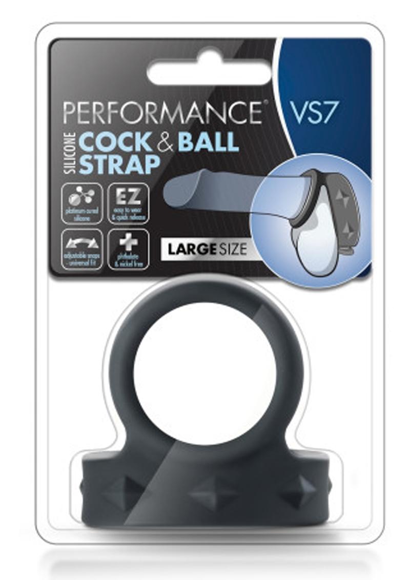 Performance VS7 Silicone Cock And Ball Strap
