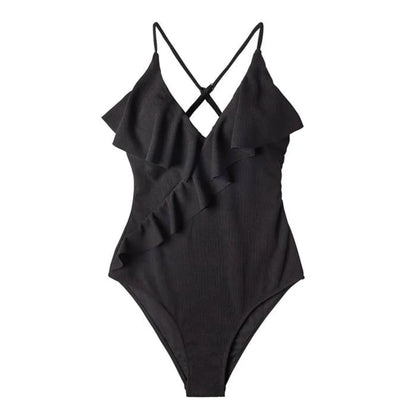 Ruffled One Piece Swimsuits
