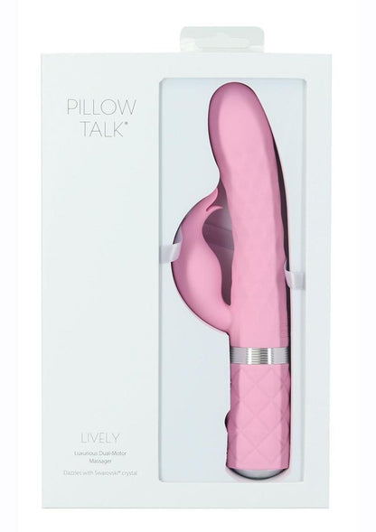 Pillow Talk Lively Luxurious Dual-Motor Rechargeable Silicone Massager