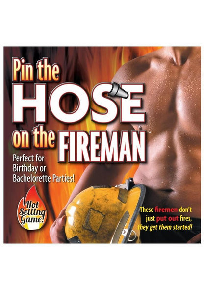 Pin the Hose on the Fireman Adult Party Game