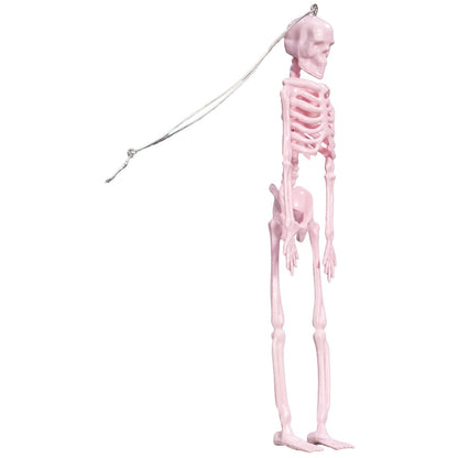 Pink Skeleton Funny Christmas Tree Holiday Ornament