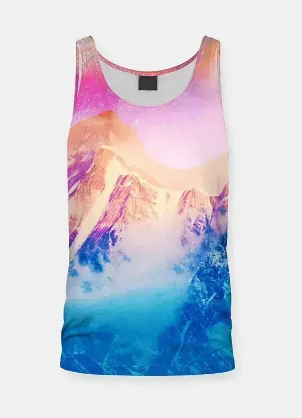 Pink Sky  Sublimation Adult Tank Top
