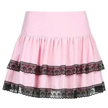 Lolita Plaid Mini Skirt – Gothic Harajuku