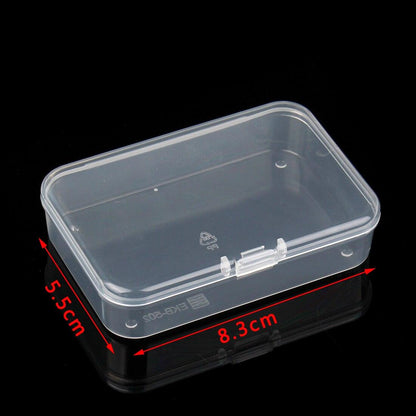 Plastic Jewelry Boxes Plastic Tool Box Adjustable Craft Organizer Storage Beads Bracelet Jewelry Boxes Portable 10 Compartments Clear Plastic Storage Box Jewelry Organizer Container