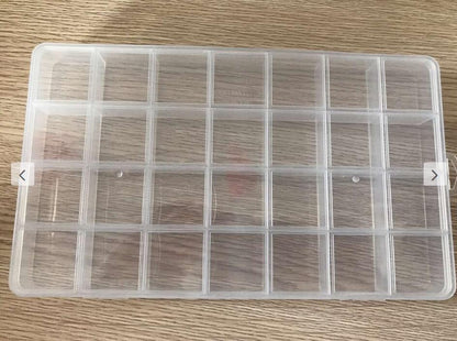 Plastic Jewelry Boxes Plastic Tool Box Adjustable Craft Organizer Storage Beads Bracelet Jewelry Boxes Portable 10 Compartments Clear Plastic Storage Box Jewelry Organizer Container